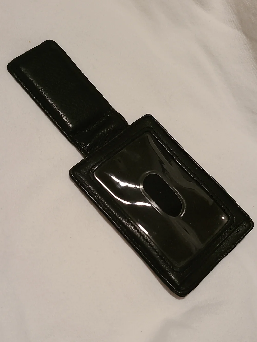 Fossil Magnetic Multicard Wallet Money Clip Credit Card Holder Black Slim
